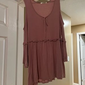 Super cute cold shoulder blouse